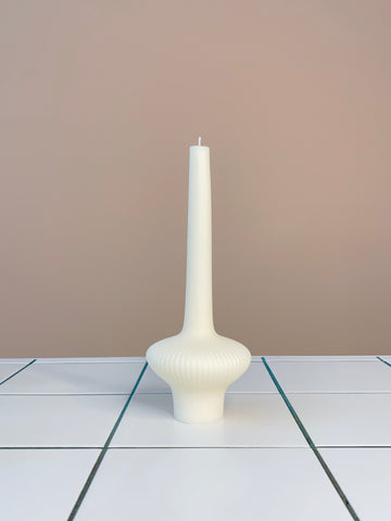 Genie Bottle Candle White