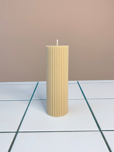 Pillar Candle Beige