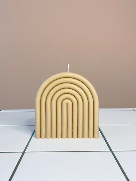 Arch Candle Beige