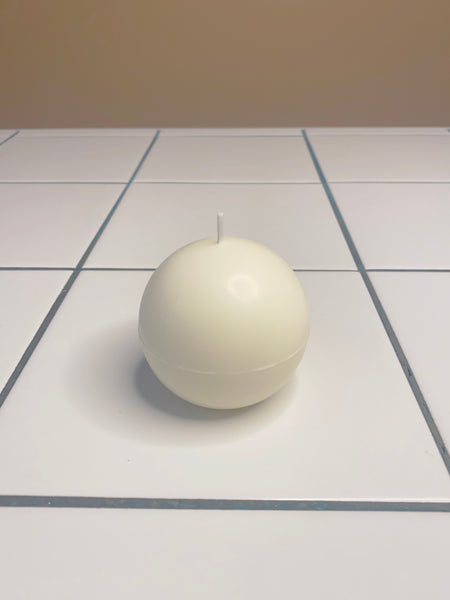 Spherical Candle White